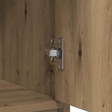 vidaXL Συρταριέρα με Συρτάρια Τεχνίτης Δρυς 80x34x76cm Επεξ. Ξύλο 1 τεμ.