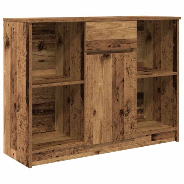 vidaXL Συρταριέρα με Συρτάρια Παλαιό ξύλο 101x35x76cm από Επεξ. Ξύλο 1 τεμ.