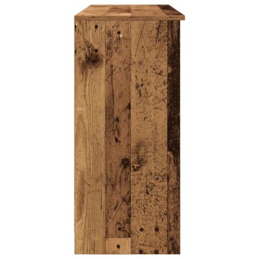 vidaXL Συρταριέρα με Συρτάρια Παλαιό ξύλο 101x35x76cm από Επεξ. Ξύλο 1 τεμ.