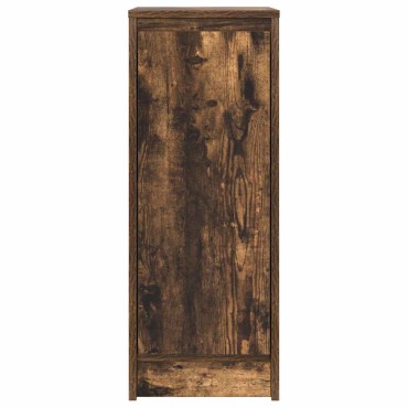 vidaXL Sideboard Καπνιστή δρυς 29,5x34x76cm Κατασκευασμένο ξύλο 1 τεμ.