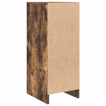 vidaXL Sideboard Καπνιστή δρυς 29,5x34x76cm Κατασκευασμένο ξύλο 1 τεμ.