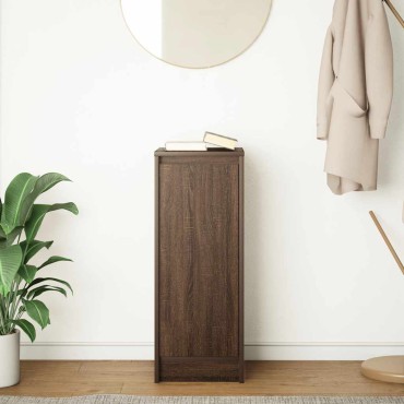 vidaXL Ντουλάπι Καφέ Δρυς 29,5x34x76cm Επεξεργασμένο Ξύλο 1 τεμ.