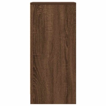vidaXL Ντουλάπι Καφέ Δρυς 29,5x34x76cm Επεξεργασμένο Ξύλο 1 τεμ.