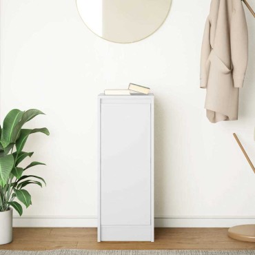 vidaXL Ντουλάπι Λευκή 29,5x34x76cm από Επεξεργασμένο Ξύλο 1 τεμ.