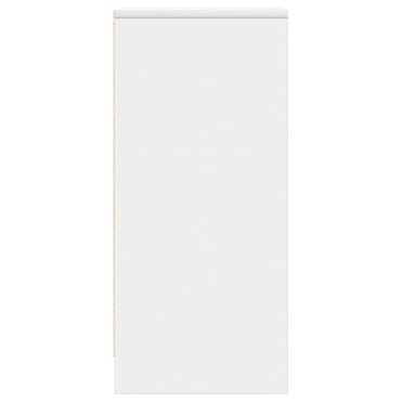 vidaXL Ντουλάπι Λευκή 29,5x34x76cm από Επεξεργασμένο Ξύλο 1 τεμ.