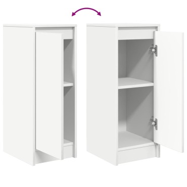 vidaXL Ντουλάπι Λευκή 29,5x34x76cm από Επεξεργασμένο Ξύλο 1 τεμ.