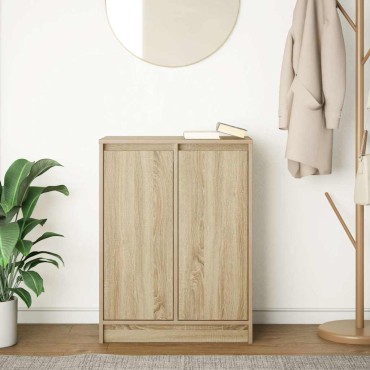 vidaXL Συρταριέρα Sonoma Δρυς 57x34x76cm Επεξεργασμένο Ξύλο 1 τεμ.