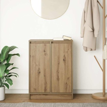 vidaXL Ντουλάπι τεχνίτης Δρυς 57x34x76cm από Επεξεργασμένο Ξύλο 1 τεμ.