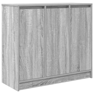 vidaXL Συρταριέρα Γκρι Sonoma 85x34x76cm Ξύλινο μηχανουργικό ξύλο 1 τεμ.