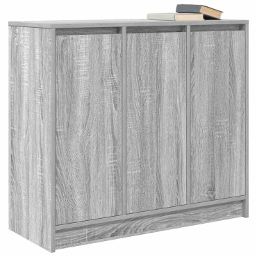 vidaXL Συρταριέρα Γκρι Sonoma 85x34x76cm Ξύλινο μηχανουργικό ξύλο 1 τεμ.