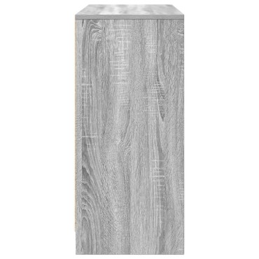vidaXL Συρταριέρα Γκρι Sonoma 85x34x76cm Ξύλινο μηχανουργικό ξύλο 1 τεμ.