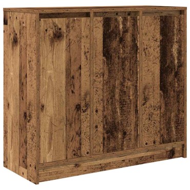 vidaXL Συρταριέρα Παλιό ξύλο 85x34x76cm Ξύλο μηχανής 1 τεμ.