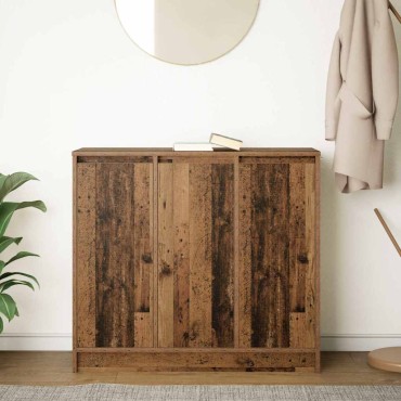 vidaXL Συρταριέρα Παλιό ξύλο 85x34x76cm Ξύλο μηχανής 1 τεμ.