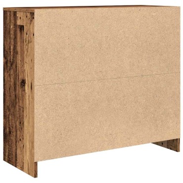 vidaXL Συρταριέρα Παλιό ξύλο 85x34x76cm Ξύλο μηχανής 1 τεμ.