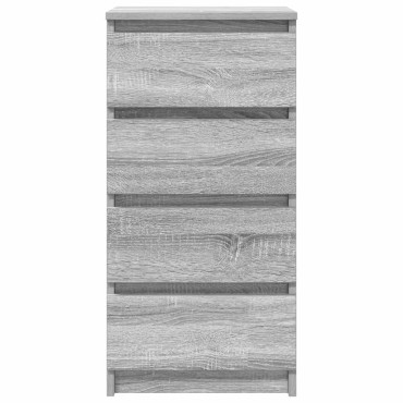 vidaXL Ντουλάπι Γκρι Sonoma 37,5x35x76cm Ξύλινο μηχανουργικό ξύλο 1 τεμ.