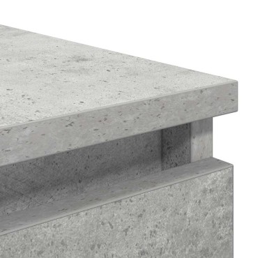 vidaXL Ντουλάπι Γκρι Σκυροδέματος 37,5x35x76cm Επεξεργασμένο Ξύλο 1 τεμ.