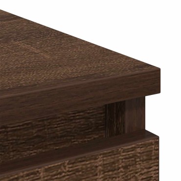 vidaXL Ντουλάπι Καφέ Δρυς 100x35x99cm από Επεξεργασμένο Ξύλο 1 τεμ.