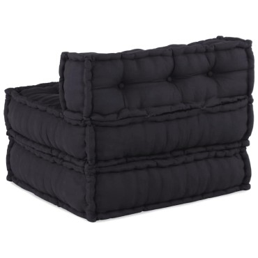 vidaXL Modular Pouffe Anthracite 70x70x54 ύφασμα 70x70x54 cm