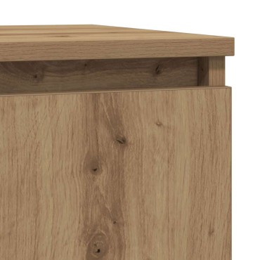 vidaXL Συρταριέρα με Συρτάρια Τεχνίτης Δρυς 71x35x65cm Επεξ. Ξύλο 1 τεμ.