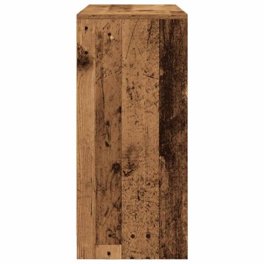 vidaXL Συρταριέρα με Συρτάρια Παλαιό ξύλο 80x34x76cm από Επεξ. Ξύλο 1 τεμ.