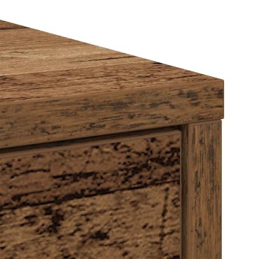 vidaXL Συρταριέρα με Συρτάρια Παλαιό ξύλο 80x34x76cm από Επεξ. Ξύλο 1 τεμ.