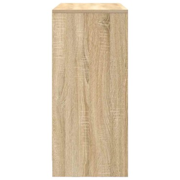 vidaXL Συρταριέρα με Συρτάρια Sonoma Δρυς 80x34x76cm από Επεξ. Ξύλο 1 τεμ.