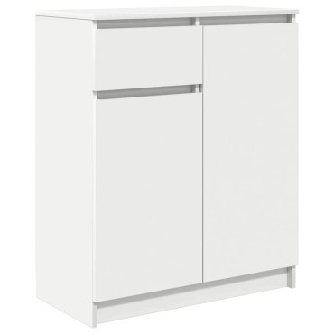 vidaXL Συρταριέρα με Συρτάρια Λευκή 71x35x84cm από Επεξ. Ξύλο 1 τεμ.