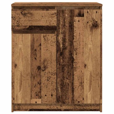 vidaXL Συρταριέρα με Συρτάρια Παλαιό ξύλο 71x35x84cm από Επεξ. Ξύλο 1 τεμ.