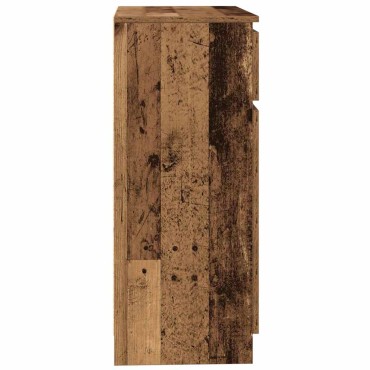 vidaXL Συρταριέρα με Συρτάρια Παλαιό ξύλο 71x35x84cm από Επεξ. Ξύλο 1 τεμ.