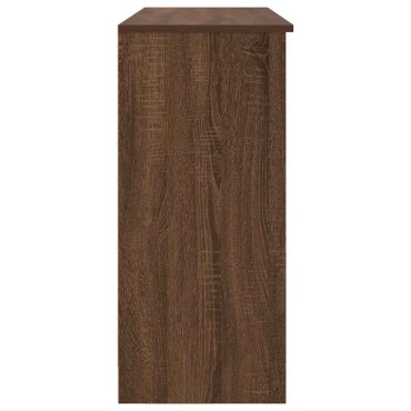 vidaXL Συρταριέρα με Συρτάρια καφέ δρυς 101x35x76cm Επεξ. Ξύλο 1 τεμ.
