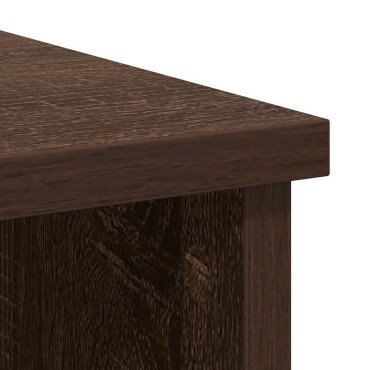 vidaXL Συρταριέρα με Συρτάρια καφέ δρυς 101x35x76cm Επεξ. Ξύλο 1 τεμ.