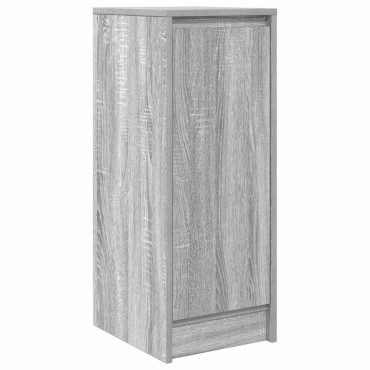 vidaXL Sideboard Γκρι Sonoma 29,5x34x76cm Ξύλινο μηχανουργικό ξύλο 1 τεμ.