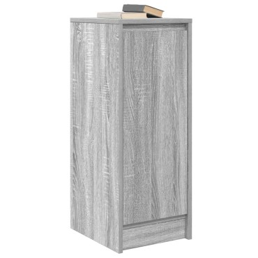 vidaXL Sideboard Γκρι Sonoma 29,5x34x76cm Ξύλινο μηχανουργικό ξύλο 1 τεμ.