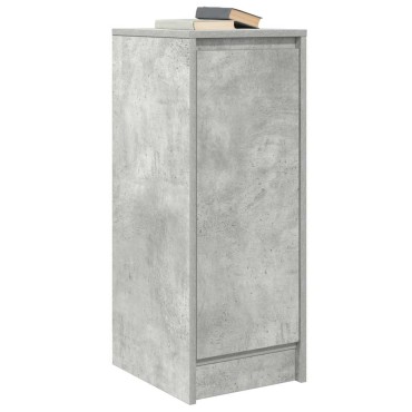 vidaXL Ντουλάπι Γκρι Σκυροδέματος 29,5x34x76cm Επεξεργασμένο Ξύλο 1 τεμ.