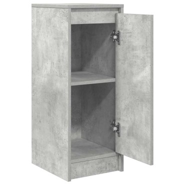 vidaXL Ντουλάπι Γκρι Σκυροδέματος 29,5x34x76cm Επεξεργασμένο Ξύλο 1 τεμ.