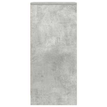 vidaXL Ντουλάπι Γκρι Σκυροδέματος 29,5x34x76cm Επεξεργασμένο Ξύλο 1 τεμ.