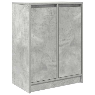 vidaXL Ντουλάπι Γκρι Σκυροδέματος 57x34x76cm Επεξεργασμένο Ξύλο 1 τεμ.