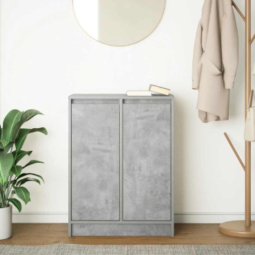 vidaXL Ντουλάπι Γκρι Σκυροδέματος 57x34x76cm Επεξεργασμένο Ξύλο 1 τεμ.