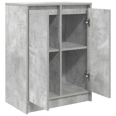 vidaXL Ντουλάπι Γκρι Σκυροδέματος 57x34x76cm Επεξεργασμένο Ξύλο 1 τεμ.