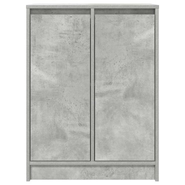 vidaXL Ντουλάπι Γκρι Σκυροδέματος 57x34x76cm Επεξεργασμένο Ξύλο 1 τεμ.