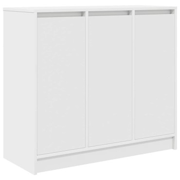 vidaXL Μπουφές Λευκός 85x34x76cm από Επεξεργασμένο Ξύλο 1 τεμ.