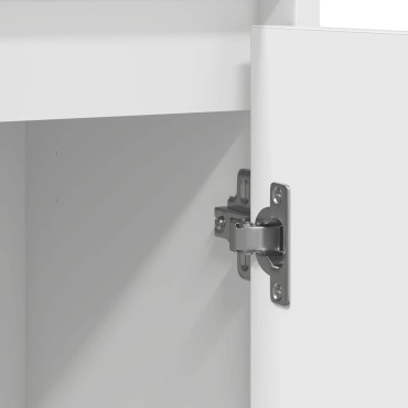 vidaXL Μπουφές Λευκός 85x34x76cm από Επεξεργασμένο Ξύλο 1 τεμ.