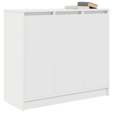 vidaXL Μπουφές Λευκός 85x34x76cm από Επεξεργασμένο Ξύλο 1 τεμ.