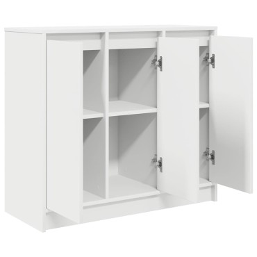 vidaXL Μπουφές Λευκός 85x34x76cm από Επεξεργασμένο Ξύλο 1 τεμ.