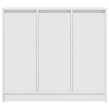 vidaXL Μπουφές Λευκός 85x34x76cm από Επεξεργασμένο Ξύλο 1 τεμ.