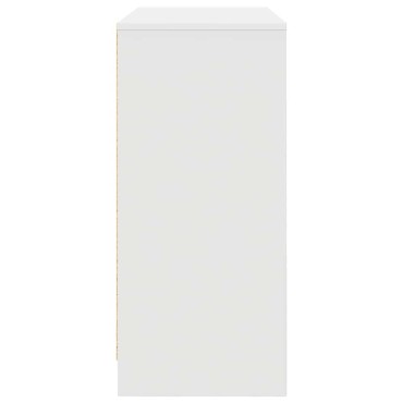 vidaXL Μπουφές Λευκός 85x34x76cm από Επεξεργασμένο Ξύλο 1 τεμ.