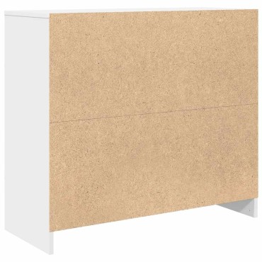 vidaXL Μπουφές Λευκός 85x34x76cm από Επεξεργασμένο Ξύλο 1 τεμ.