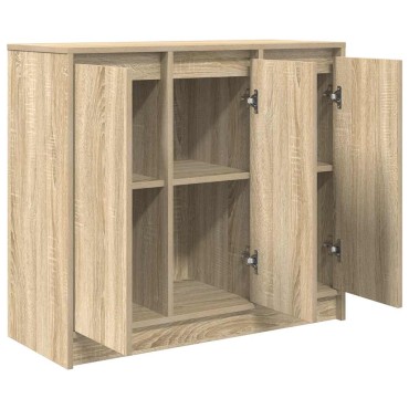 vidaXL Ντουλάπι Sonoma δρυς 85x34x76cm Επεξεργασμένο Ξύλο 1 τεμ.