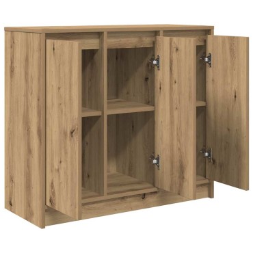 vidaXL Ντουλάπι τεχνίτης Δρυς 85x34x76cm από Επεξεργασμένο Ξύλο 1 τεμ.