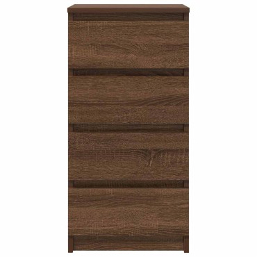 vidaXL Ντουλάπι καφέ δρυς 37,5x35x76cm Κατασκευασμένο ξύλο 1 τεμ.